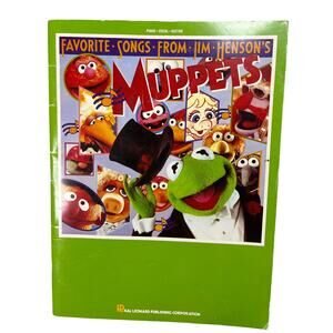 Favorite Songs from Jim Henson's Muppets Paperback by Henson, Jim Vtg 1986